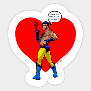 Valentines, bub! Sticker